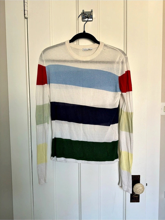 Bldwn Sweaters - BLDWN Color Block Crewneck Sweater